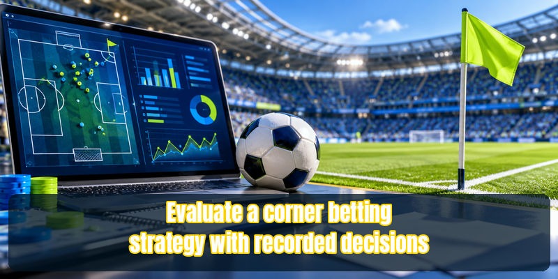 Evaluate a corner betting strategy with recorded decisions.